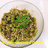 recette Taboulé de quinoa aux fèves