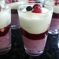 recette verrine fruits rouges