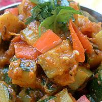 recette Recette indienne Courgettes aux épices