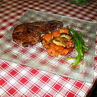 recette Poelé de Légumes a la Patate Douce et son Foie de Veau