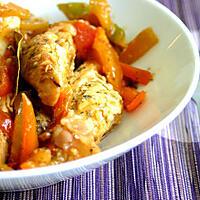 recette Poulet basquaise