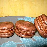 recette Macarons chocolat et spéculoos