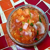 recette Tartare de tomates