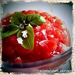 recette granité de tomates