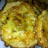 recette Petites quiches aux 3 fromages