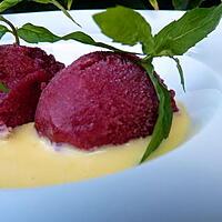 recette Sorbet aux cerises