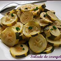 recette Salade de courgettes