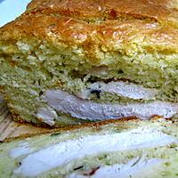 recette Cake poulet et estragon