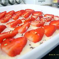 recette tiramisu aux fraises