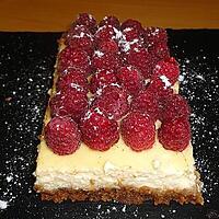 recette CHEESECAKE AUX FRAMBOISES