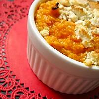 recette Sweet potato casserole - Soufflés à la patate douce et au chèvre