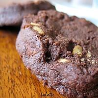 recette Cookies sablés double choc’ aux pignons