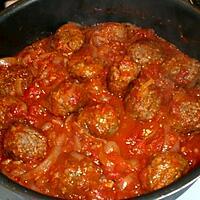 recette Rougaille de boulettes de boeuf