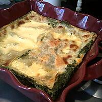 recette lasagne chèvre / epinard