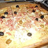 recette pizzas blanche