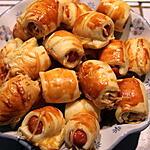 recette Feuilleté de saucisse au fromage