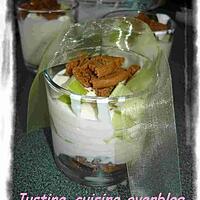 recette Verrine fraicheur speculoos et pommes