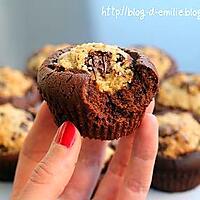 recette Muffins mi-brownie mi-cookie