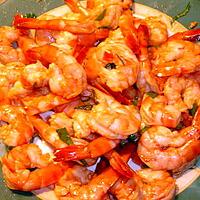 recette Crevettes Marinée de Marie-Jo