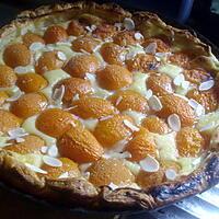 recette Tarte feuillettée  aux abricots de saison.