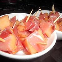 recette Pic melon jambon