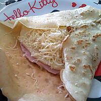 recette Crepes jambon/fromage