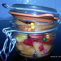 recette verrine de fruits frais (réalisé par mon fils Anthony)