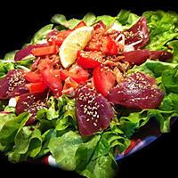 recette Tuna "Bikini Ready" Sahimi Salad !