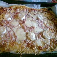 recette Pizza jambon fromage chevre