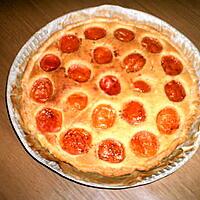 recette Tarte abricot amandine