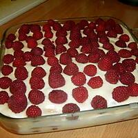 recette Le tiramisù aux framboises