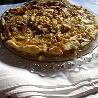 recette Tourte aux pommes et  bananes...........