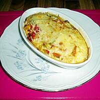 recette gratin de poivrons surgelé