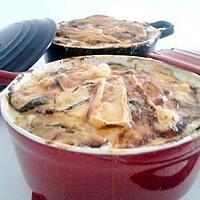 recette Cocottes de courgettes tartiflette