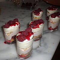 recette tiramisu à la framboise