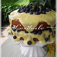 recette Gâteau moelleux aux amandes, aux agrumes et aux bleuets