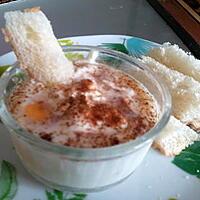 recette Oeufs au bain marie