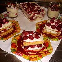 recette Tiratmisou à la Framboise et mascarpone.