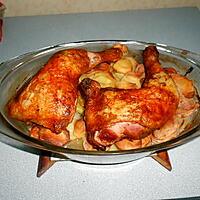 recette cuisses de poulet à la boulangére