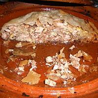 recette Pastilla de poulet cuit au tajine