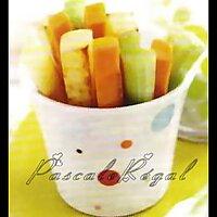 recette Frites de pomme de terre, de céleri et de carotte (Trempettes)