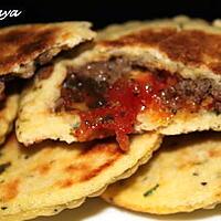 recette Mini galettes kefta et tomates