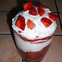 recette Verrine fraises sur lit de spéculos