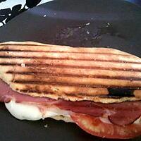 recette Panini Mozza Tomate jambon cru