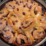 recette Bun's aux canneberges et chocolat