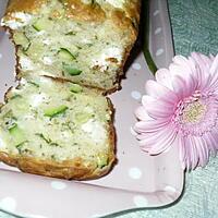 recette Cake salé courgette feta et menthe