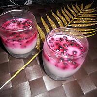 recette panna cotta myrtille sauvage