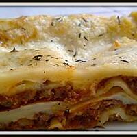 recette Lasagne bolognaise aux 3 fromages