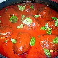 recette boulettes sauce tomate