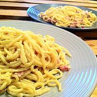 recette Carbonara (la vraie recette, sans créme ni lardons!)